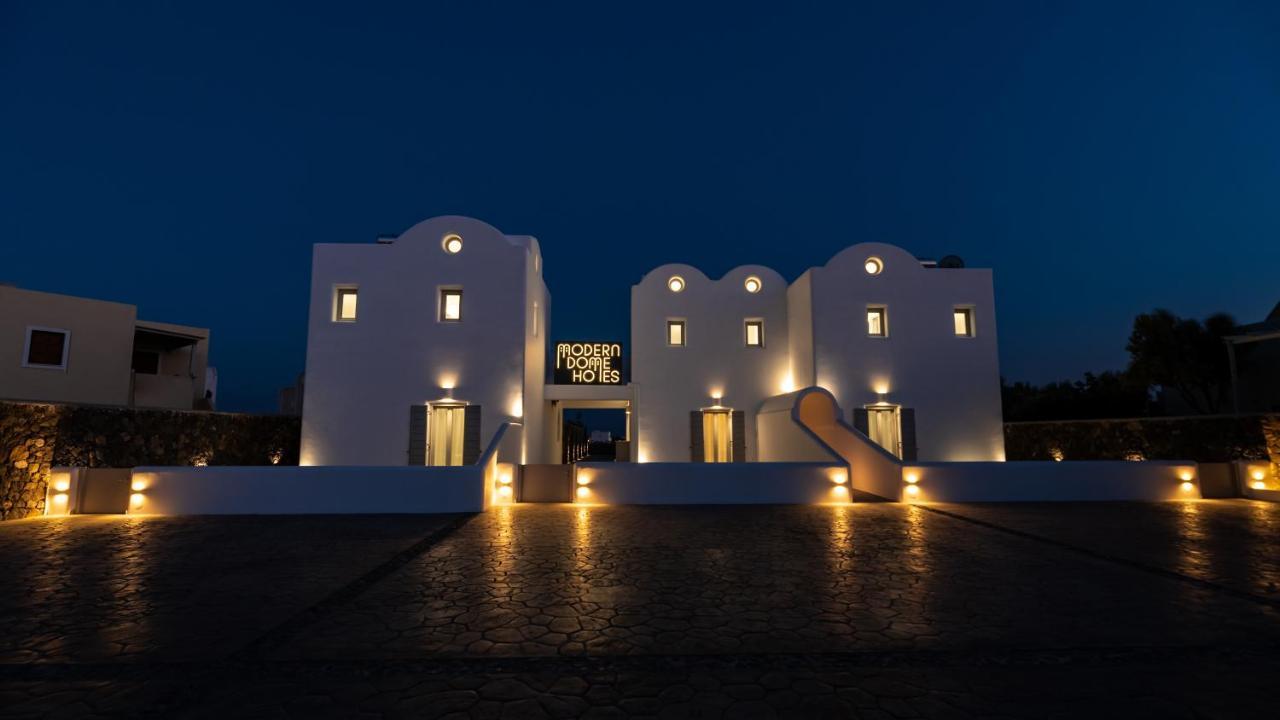 Modern Dome Homes Of Santorini เปริสซา ภายนอก รูปภาพ