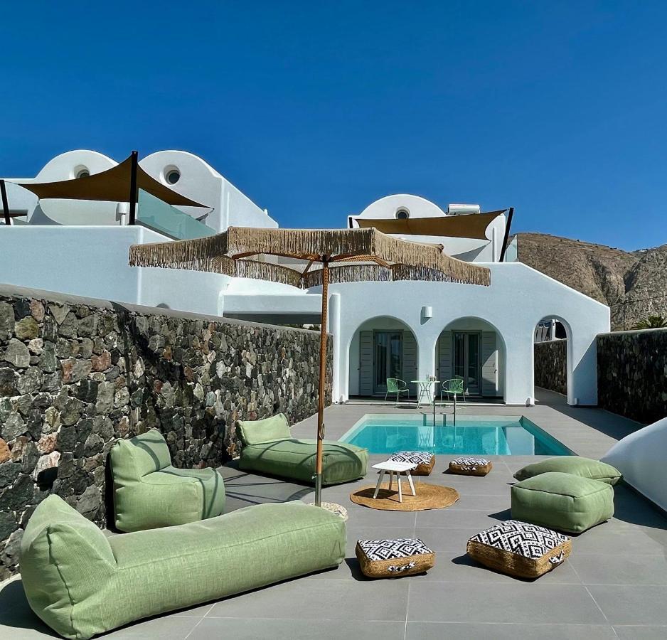 Modern Dome Homes Of Santorini เปริสซา ภายนอก รูปภาพ