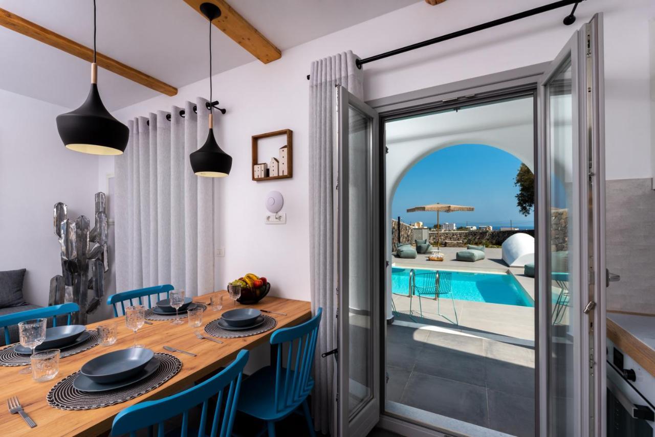Modern Dome Homes Of Santorini เปริสซา ภายนอก รูปภาพ