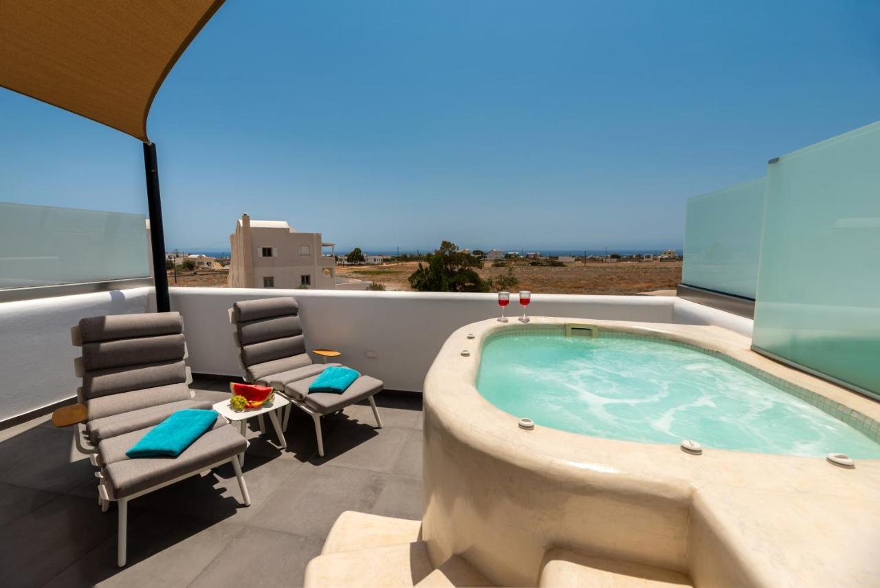Modern Dome Homes Of Santorini เปริสซา ภายนอก รูปภาพ