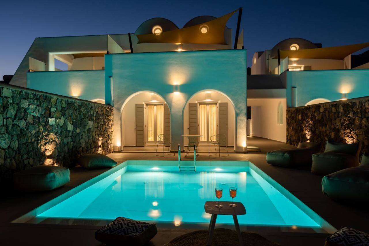 Modern Dome Homes Of Santorini เปริสซา ภายนอก รูปภาพ