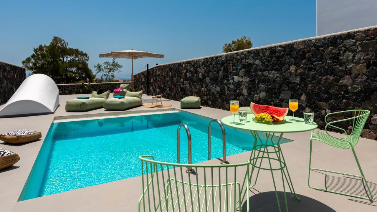 Modern Dome Homes Of Santorini เปริสซา ภายนอก รูปภาพ
