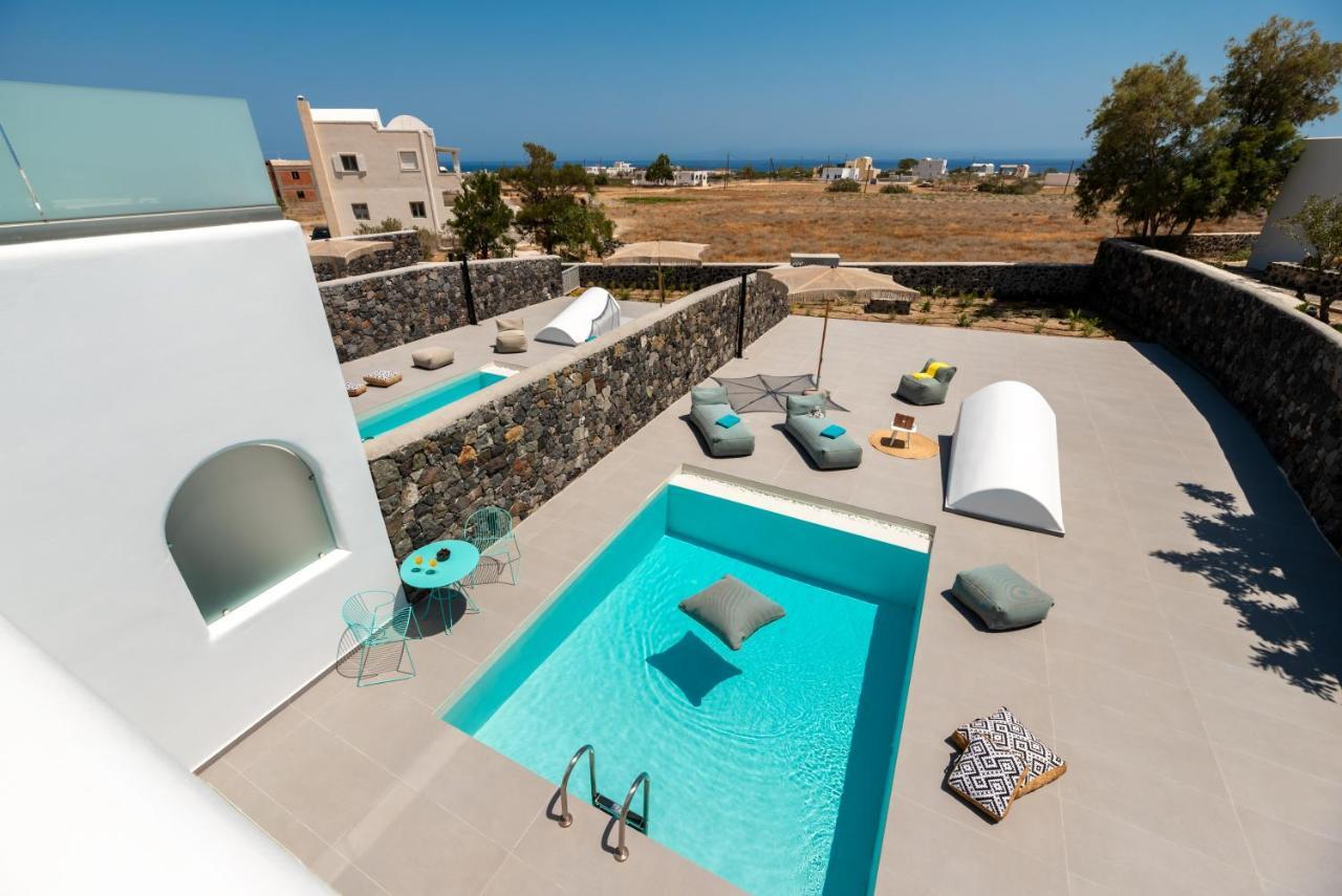 Modern Dome Homes Of Santorini เปริสซา ภายนอก รูปภาพ