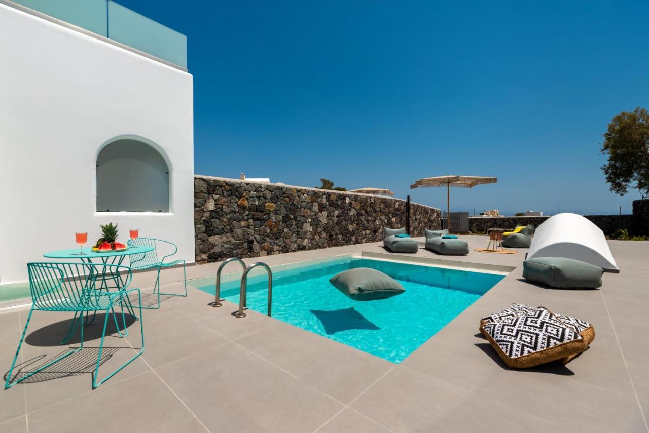Modern Dome Homes Of Santorini เปริสซา ภายนอก รูปภาพ
